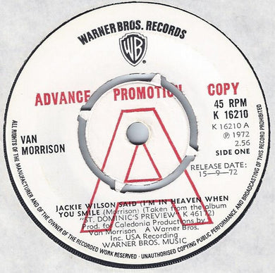 Van Morrison : Jackie Wilson Said (I'm In Heaven When You Smile) (7