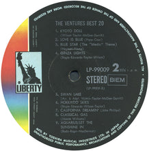 Carica l&#39;immagine nel visualizzatore di Gallery, The Ventures : Best 20 (LP, Comp, Gat)
