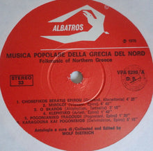 Carica l'immagine nel visualizzatore di Gallery, Various : Musica Popolare Della Grecia Del Nord = Folk Music Of Northern Greece - Epiro = Epirus, Macedonia (LP, Album)
