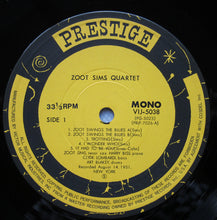 Carica l&#39;immagine nel visualizzatore di Gallery, Zoot Sims : Quartets (LP, Album, Mono, RE)
