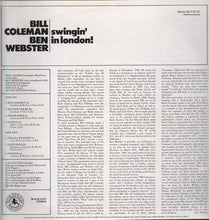 Carica l&#39;immagine nel visualizzatore di Gallery, Bill Coleman (2) / Ben Webster : Swingin&#39; In London (LP, Album)
