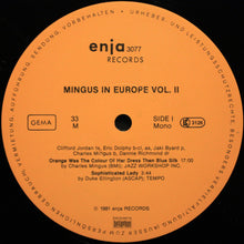 Carica l'immagine nel visualizzatore di Gallery, Charles Mingus Quintet* Featuring Eric Dolphy : Mingus In Europe Volume II (LP, Album, Mono)
