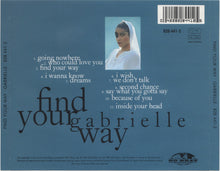 Carica l&#39;immagine nel visualizzatore di Gallery, Gabrielle : Find Your Way (CD, Album)
