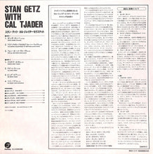 Carica l&#39;immagine nel visualizzatore di Gallery, Stan Getz With Cal Tjader : Cal Tjader-Stan Getz Sextet (LP, Album, Mono, RE)

