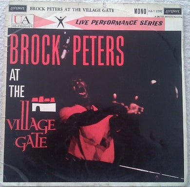 Brock Peters : At The Village Gate (LP, Album, Mono)