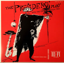 Carica l&#39;immagine nel visualizzatore di Gallery, Lester Young With The Oscar Peterson Trio : The President Plays With The Oscar Peterson Trio (LP, Album, RE)
