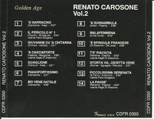 Carica l&#39;immagine nel visualizzatore di Gallery, Renato Carosone : Renato Carosone - Vol. 2 (CD, Comp)
