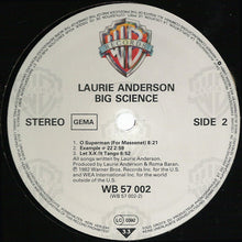 Carica l&#39;immagine nel visualizzatore di Gallery, Laurie Anderson : Big Science (LP, Album)
