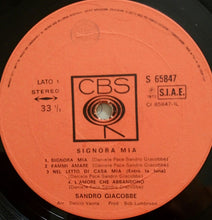 Carica l&#39;immagine nel visualizzatore di Gallery, Sandro Giacobbe : Signora Mia (LP, Album, Gat)

