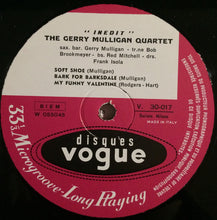 Carica l&#39;immagine nel visualizzatore di Gallery, Gerry Mulligan Quartet :  Gerry Mulligan Inedit  (LP, Album, Mono)

