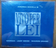 Carica l'immagine nel visualizzatore di Gallery, Andrea Bocelli &amp; Giorgia - Judy Weiss - Sharon Grand : Vivo Per Lei (CD, Single)
