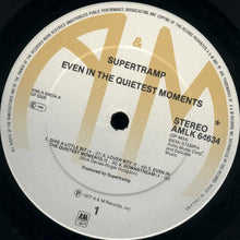 Carica l'immagine nel visualizzatore di Gallery, Supertramp : Even In The Quietest Moments... (LP, Album)
