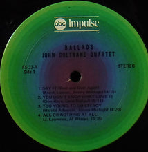 Carica l'immagine nel visualizzatore di Gallery, The John Coltrane Quartet : Ballads (LP, Album, RE, Gre)
