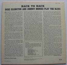 Carica l&#39;immagine nel visualizzatore di Gallery, Duke Ellington &amp; Johnny Hodges : Back To Back (Duke Ellington And Johnny Hodges Play The Blues) (LP, Album, RE)
