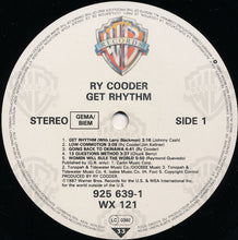 Carica l&#39;immagine nel visualizzatore di Gallery, Ry Cooder : Get Rhythm (LP, Album)
