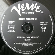 Carica l'immagine nel visualizzatore di Gallery, Dizzy Gillespie Big Band : Carnegie Hall Concert - Recorded Live (LP, Album, RE)
