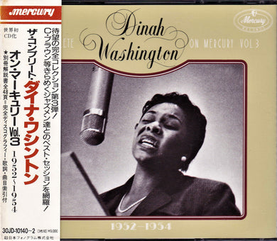 Dinah Washington : The Complete Dinah Washington On Mercury Vol.3 (1952-1954) (3xCD, Comp, RM)