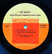 Carica l&#39;immagine nel visualizzatore di Gallery, Max Roach : We Insist! Max Roach&#39;s Freedom Now Suite (LP, Album, Mono)
