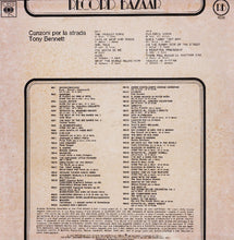 Carica l&#39;immagine nel visualizzatore di Gallery, Tony Bennett : Canzoni Per La Strada (LP, Comp)
