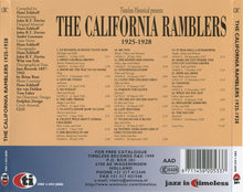 Carica l'immagine nel visualizzatore di Gallery, The California Ramblers* : The California Ramblers 1925-1928 (CD, Comp, RM)

