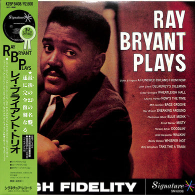 Ray Bryant : Ray Bryant Plays (LP, Album, Mono, RE)