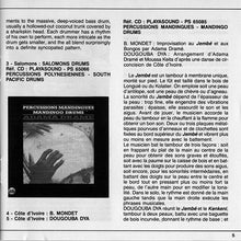 Carica l&#39;immagine nel visualizzatore di Gallery, Various : Tambours Du Monde / Drums Of The World (CD, Album, Comp)
