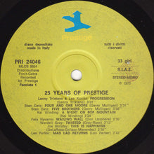 Carica l&#39;immagine nel visualizzatore di Gallery, Various : 25 Years Of Prestige (2xLP, Comp)
