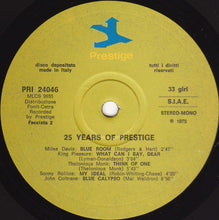 Carica l&#39;immagine nel visualizzatore di Gallery, Various : 25 Years Of Prestige (2xLP, Comp)
