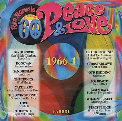Various : Peace & Love '60 • 1966-1 (CD, Comp)