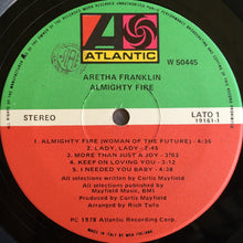 Carica l&#39;immagine nel visualizzatore di Gallery, Aretha Franklin : Almighty Fire (LP, Album)
