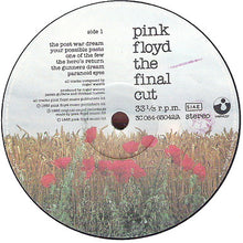 Carica l&#39;immagine nel visualizzatore di Gallery, Pink Floyd : The Final Cut (LP, Album, Gat)
