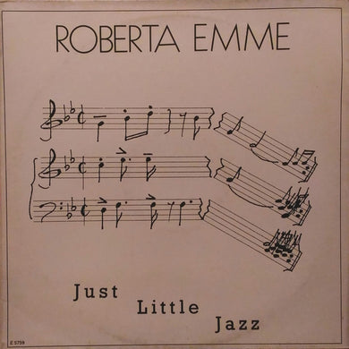 Just Little Jazz : Roberta Emme (LP)
