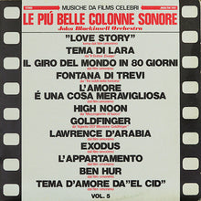 Carica l&#39;immagine nel visualizzatore di Gallery, John Blackinsell Orchestra : Le Piu Belle Colonne Sonore  (LP, Comp)
