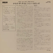 Carica l&#39;immagine nel visualizzatore di Gallery, Sonny Rollins : Now&#39;s The Time! (LP, Album, RE)
