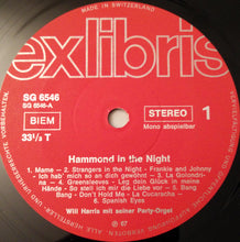 Carica l&#39;immagine nel visualizzatore di Gallery, Will Harris Mit Seiner Party-Orgel Und Rhythmusgruppe : Hammond In The Night (LP)
