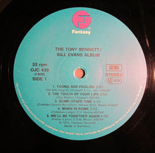 Carica l&#39;immagine nel visualizzatore di Gallery, Tony Bennett, Bill Evans : The Tony Bennett Bill Evans Album (LP, Album, RE, RM)
