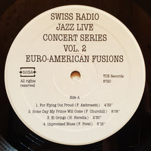 Carica l&#39;immagine nel visualizzatore di Gallery, Franco Ambrosetti, Eddie Daniels, Hugo Heredia, Ferdinand Povel, Leszek Zadlo, Sahib Shihab With Jazz Live Trio : Euro-American Fusions (LP, Album)
