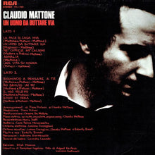 Carica l&#39;immagine nel visualizzatore di Gallery, Claudio Mattone : Un Uomo Da Buttare Via (LP, Album, Promo)
