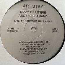 Carica l&#39;immagine nel visualizzatore di Gallery, Dizzy Gillespie : Dizzy Gillespie and his Legendary Big Band Live at Carnegie Hall 1947 (LP, Album, Mono)
