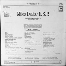 Carica l&#39;immagine nel visualizzatore di Gallery, Miles Davis : E.S.P. (LP, Album, RE)
