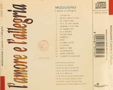 Carica l'immagine nel visualizzatore di Gallery, Domenico Modugno : L'Amore E L'Allegria (CD, Album)
