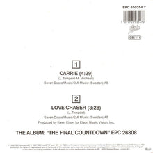 Carica l&#39;immagine nel visualizzatore di Gallery, Europe (2) : Carrie (7&quot;, Single)
