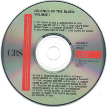 Carica l&#39;immagine nel visualizzatore di Gallery, Various : Legends Of The Blues: Volume One (CD, Comp)
