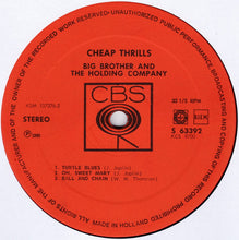 Carica l'immagine nel visualizzatore di Gallery, Big Brother &amp; The Holding Company : Cheap Thrills (LP, Album)
