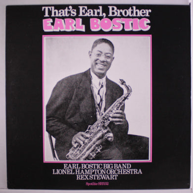 Earl Bostic : That's Earl, Brother (LP, Comp)