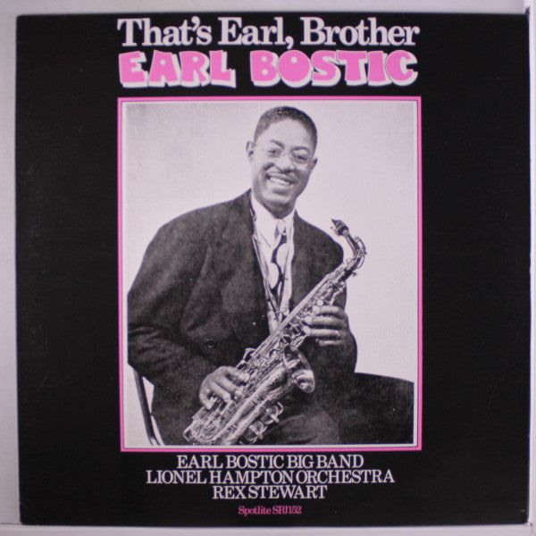 Earl Bostic : That's Earl, Brother (LP, Comp)