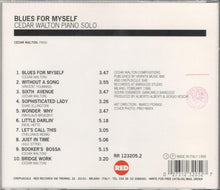 Carica l&#39;immagine nel visualizzatore di Gallery, Cedar Walton : Blues For Myself (CD, Album, RE)
