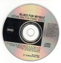 Carica l&#39;immagine nel visualizzatore di Gallery, Cedar Walton : Blues For Myself (CD, Album, RE)
