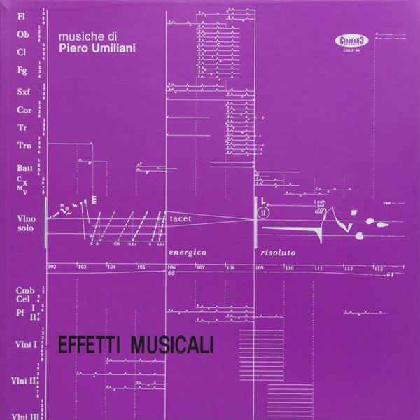 Piero Umiliani : Effetti Musicali (LP, Ltd, RE, Pur)