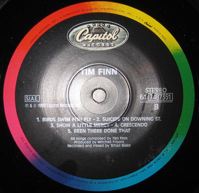 Tim Finn : Tim Finn (LP, Album)
